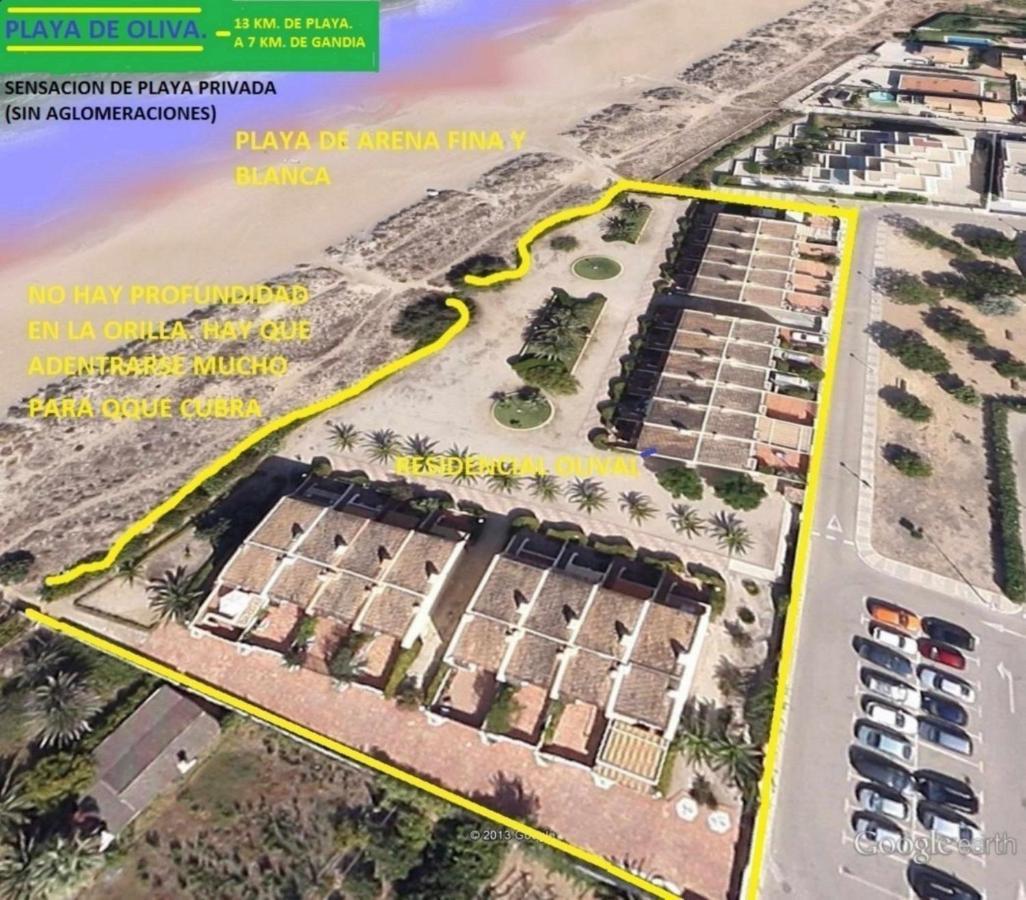 Residencial Olivalacceso Privado Playa Por Jardin Bagian luar foto